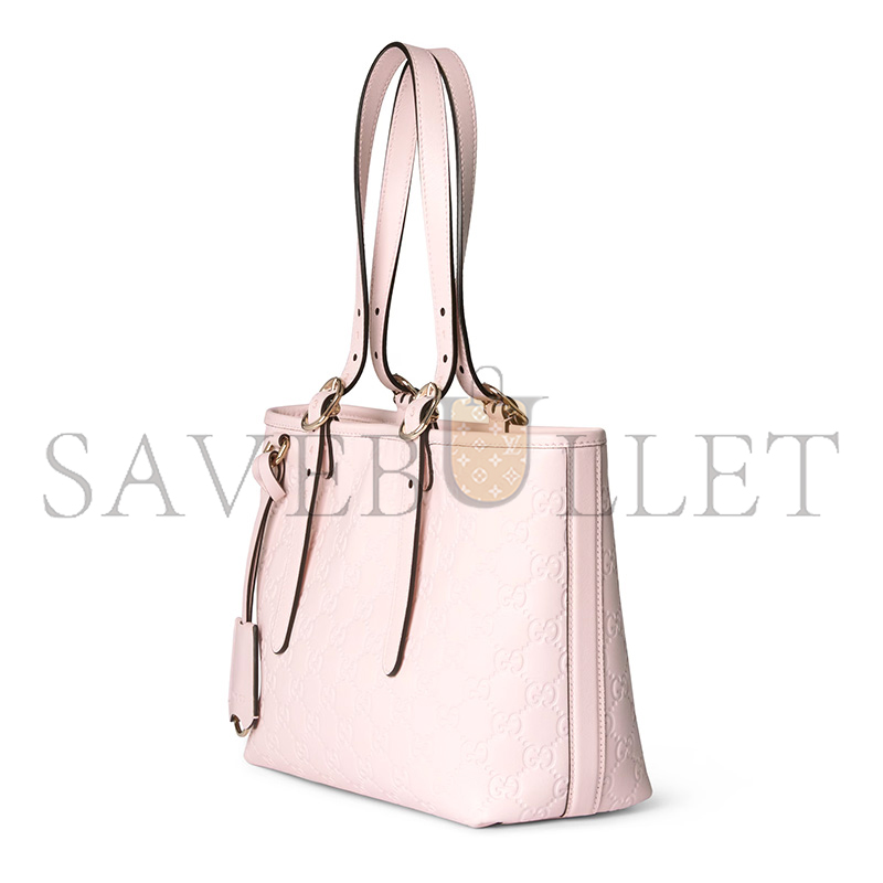 GUCCI GG EMBLEM MEDIUM TOTE BAG 847456 (25*20*10cm) GUCCI GG EMBLEM MEDIUM TOTE BAG 847456 (25*20*10cm)